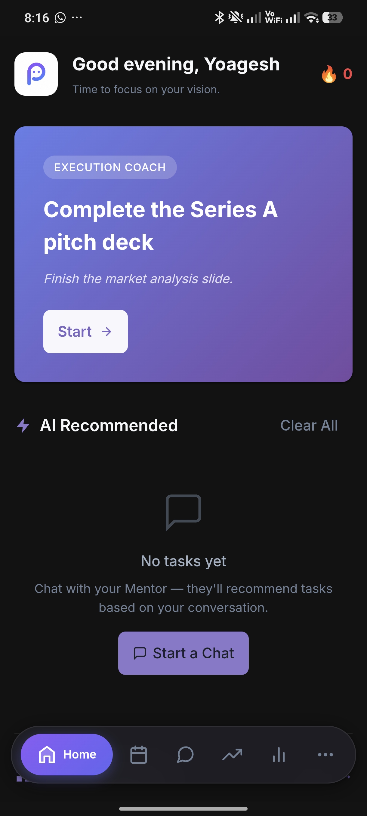 PartnerAI App Home