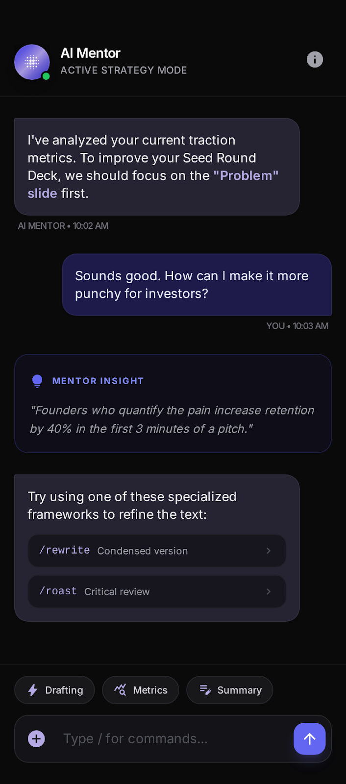 PartnerAI AI Mentor